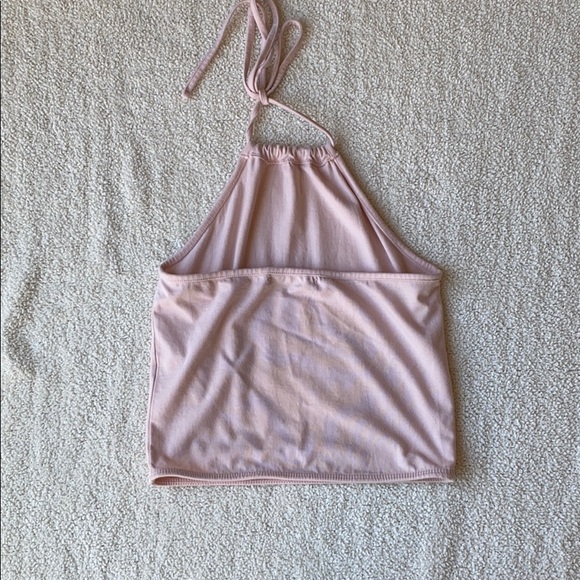 Brandy Melville light pink halter top - Picture 3 of 6